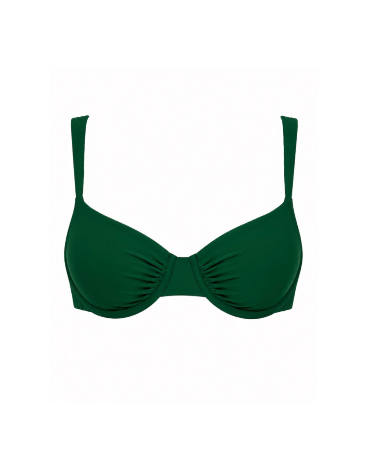 Ruched Top - Emerald