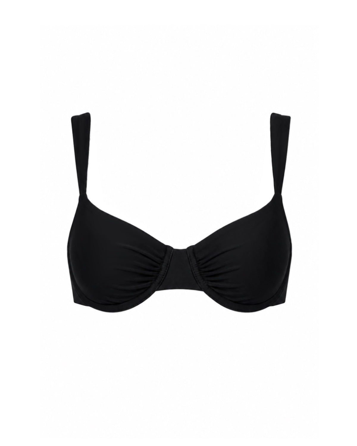 Ruched Top - Black