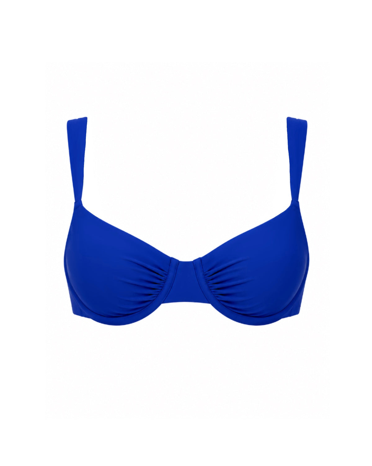 Ruched Top - Cobalt